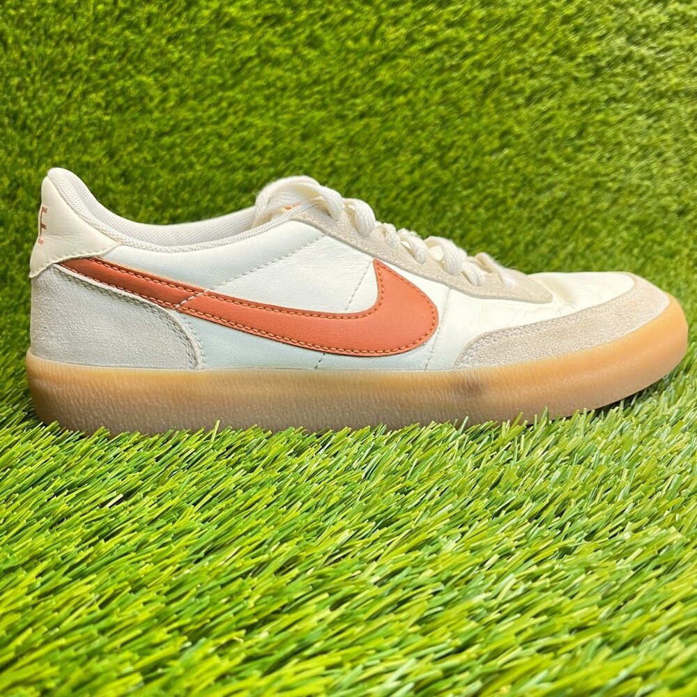 Nike Killshot 2 Mens Size 8 Cream Sail Orange Athletic Leather Shoes Sneakers